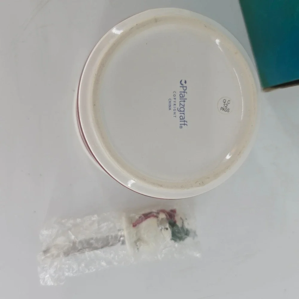 Pfaltzgraff Snow Bear Collection Dip Bowl with Polar Bear Spreader in Box